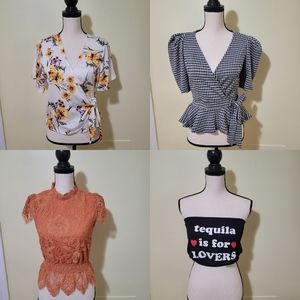 Bundle of 4 size small top